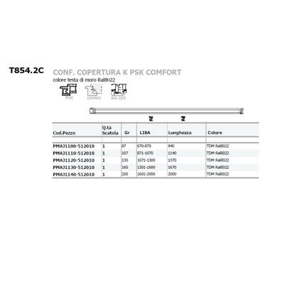 COPERTURE IN CONFEZIONE MARRONE PSK  160