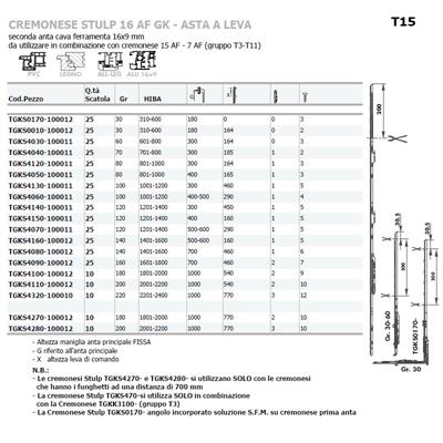 ASTA A LEVA 16x9 2001/2200                         [#]  (10)