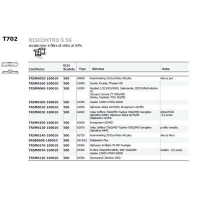 RISCONTRO NOTTOLINO S56 DECEUNINCK   A 4460        [*] (500)
