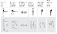MANIGLIA DOPPIA ROBOTRE OTTONE CR/MAT FORO PATENT       (20)