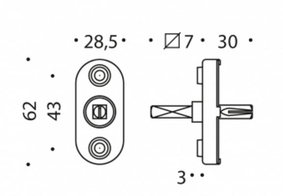 MOVIMENTO DK 45MM PER MARTELLINE 8 SCATTI CON BOCCOLE   (40)