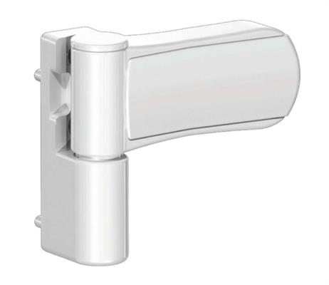 CERNIERA DOOR 3D 125 KG RAL 9016