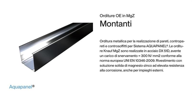 PROFILO MONTANTE MgZ C 50x50x50 0,6mm L.3m             (120)