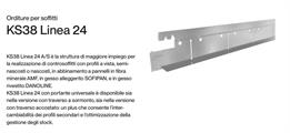 PROFILO TRASV. T24/38 SERIE KS38 L.1200mm