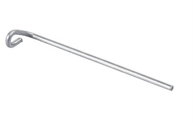 PENDINO CHIUSO PIEGATO d.4mm PER GANCIO CON MOLLA 120mm