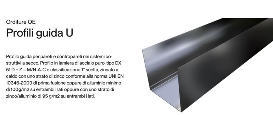 PROFILO GUIDA U 30/27/30 SP.0,6MM L.3000               (320)