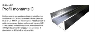 PROFILO MONTANTE C 50/50/50 SP.0,6MM L.3000            (160)
