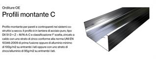 PROFILO MONTANTE C 50/75/50 SP.0,6MM L.4000            (120)