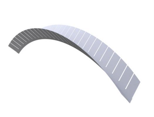 PARASPIGOLO CURVO IN PVC ROTOLO DA 15 MT.