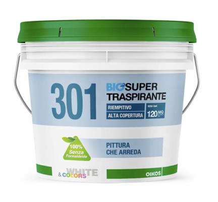 BIANCO 301 BIO SUPER TRASPIRANTE LITRI 12 [#]