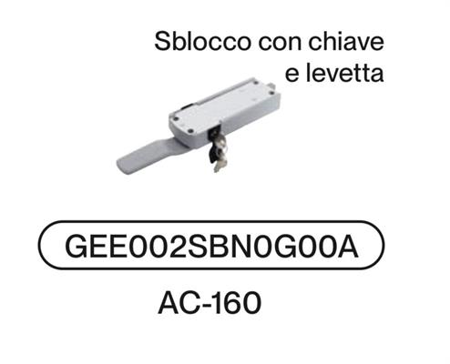 SBLOCCO CON CHIAVE A LEVETTA