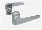MANIGLIA DOPPIA COMFORT ALLUMINIO RIBASSATA DA UN LATO  (15)