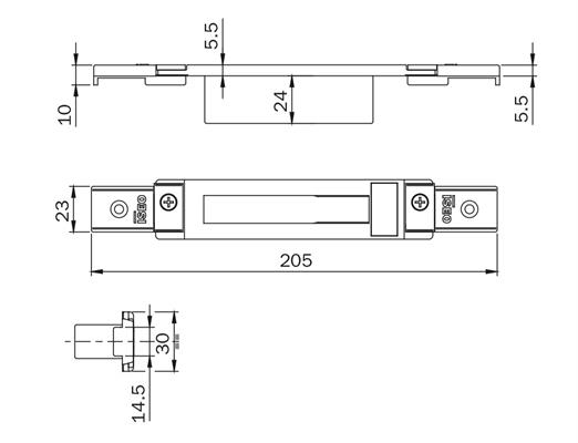 CONTROPIASTRA PER SOLO CATENACCI E DEVIATORI N.NC-R40   (10)