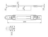 CONTROPIASTRA PER SOLO CATENACCI E DEVIATORI N.NC-R40   (10)
