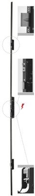 SERRATURA PERFORMA ELETTRICA E.35 F.U 2300X24X3 I.85 V.NERO