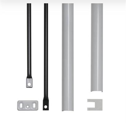 ASTE E COPERTURE BIANCO H.2400 PER IDEA [#]