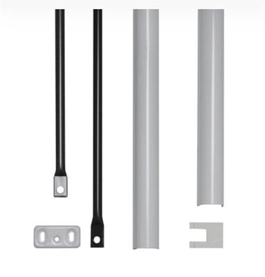 ASTE E COPERTURE ARGENTO H.2400 PER IDEA [#]