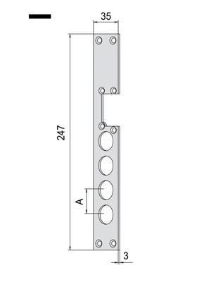 TESTATA PER INCONTRO ELETTRICO I.28MM                   (12)