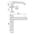 MANIGLIA PER 46307 COPR.                                (12)