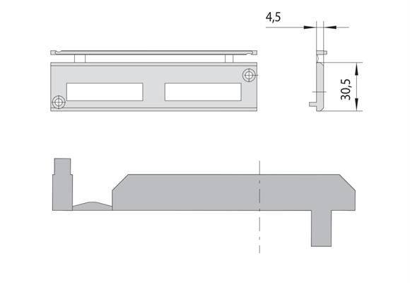 CONTROPIASTRE IN NYLON NNC40/EKIP 40 S./ALL.P4          (25)