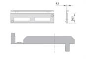 CONTROPIASTRE IN NYLON NNC40/EKIP 40 S./ALL.P4          (25)