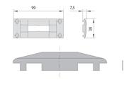 CONTROPIASTRA NYLON FS NC40                             (25)