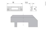 CONTROPIASTRA NYLON FS R40-NEWTEC-  R50T.T.             (25)