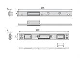 CONTROPIASTRE DX PER 3 SCROCCHI F.U 24X6                 (6)