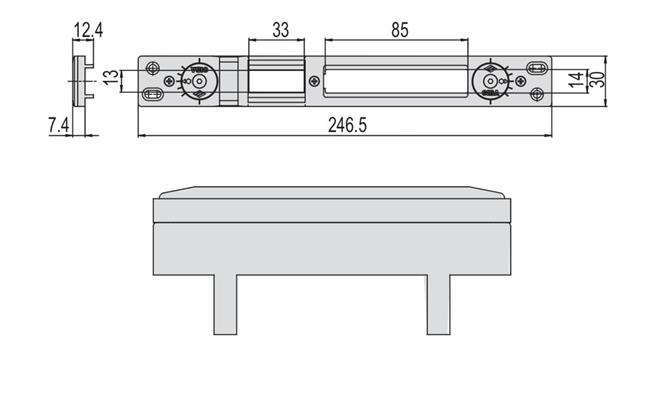 CONTROPIASTRA METALLO M P4 S. NNC40  R40                (12)