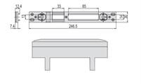 CONTROPIASTRA METALLO M P4 S. NNC40  R40                (12)