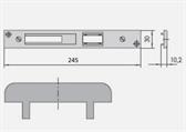 CONTROPIASTRA METALLO P4 NNC40 R40 SERIE 49 X AVANZAM.  (12)