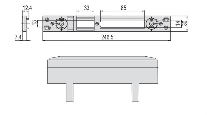 CONTROPIASTRA METALLO M P4 S. NNC40  R40                (12)