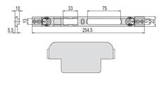CONTROPIASTRA METALLO M GOL400-ABITHAL-NC45             (12)