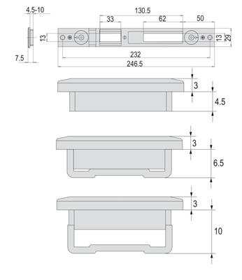 CONTROPIASTRA METALLO                                   (12)