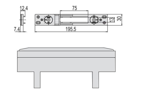 CONTROPIASTRA METALLO F P4 S. NNC40  R40                (12)