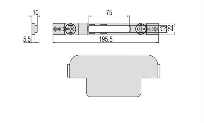 CONTROPIASTRA METALLO F GOL400-ABIT HAL-NC45            (12)