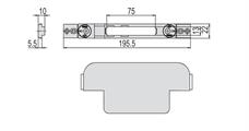 CONTROPIASTRA METALLO F GOL400-ABIT HAL-NC45            (12)