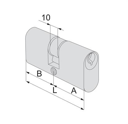 CILINDRO OVALE L.62,7 (28 + 35)                         (12)