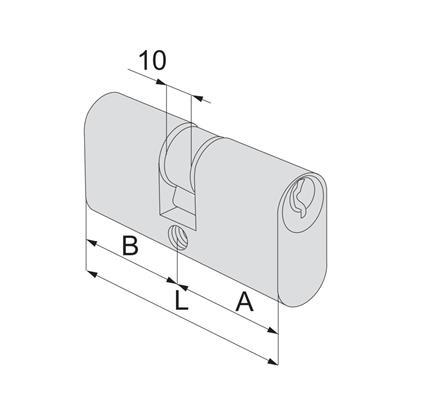 CILINDRO OVALE L.70 30+40                               (12)