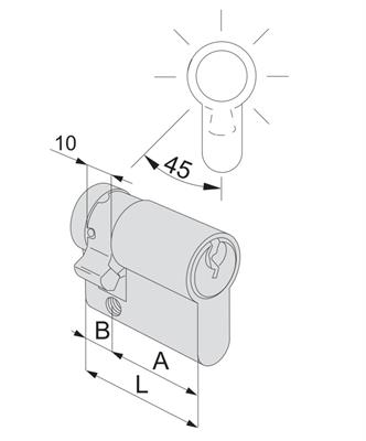 CILINDRO SAGOMATO(A/P)40/10                             (12)