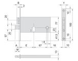SERRATURA ELET. F16 E.90 2MAND+SCR.                      (1)
