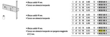 SERRATURA STRETTA F.14,7 E80 SCR/MAND.    [#]           (12)