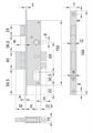 SERRATURA MONTANTE F16 E35 1MAND. + SCR.                 (1)