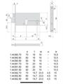 SERRATURA LARGA C/SAG. F16 E80 SCR.+2MAND.               (1)
