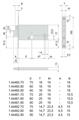 SERRATURA LARGA F20 E70 SCR. + 2 MAND.