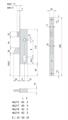 SERRATURA MONTANTE F22 E30 SCR + 1MAND                  (12)
