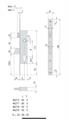 SERRATURA MONTANTE F22 E35 SCR + 1 MAND.                (12)