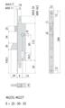 SERRATURA MONTANTE 3P. F22 E35 SCR. +1 MAND.   [#]      (12)