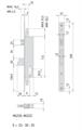 SERRATURA MONTANTE 3P. F22 E30 RULLO +1 MAND. [#]       (12)
