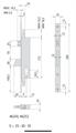 SERRATURA MONTANTE 3P. F22 E35 RULLO +1 MAND.           (12)